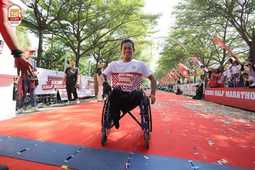 Race photo from Kediri Half Marathon 2024