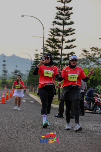 Race photo from CISANGKAN KBP CITY RUN 2025