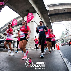 Race photo from SMARTFREN RUN 2026