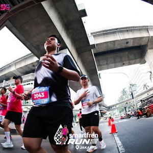 Race photo from SMARTFREN RUN 2026