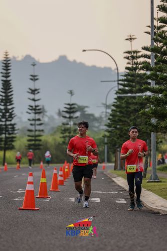 Race photo from CISANGKAN KBP CITY RUN 2025