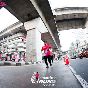 Race photo from SMARTFREN RUN 2026