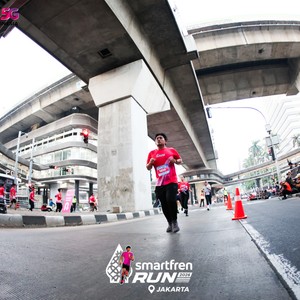 Race photo from SMARTFREN RUN 2026
