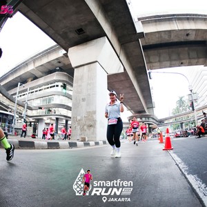 Race photo from SMARTFREN RUN 2026