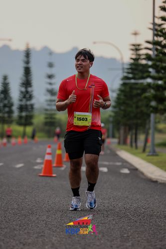 Race photo from CISANGKAN KBP CITY RUN 2025