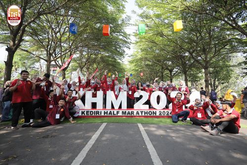 Race photo from Kediri Half Marathon 2024