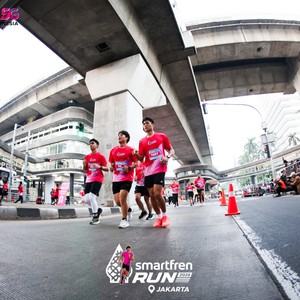 Race photo from SMARTFREN RUN 2026
