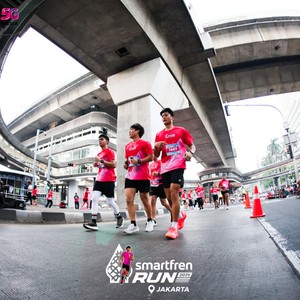 Race photo from SMARTFREN RUN 2026