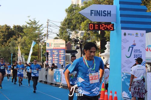 Race photo from Jabar Run 10K 2024