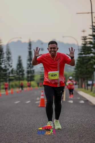 Race photo from CISANGKAN KBP CITY RUN 2025