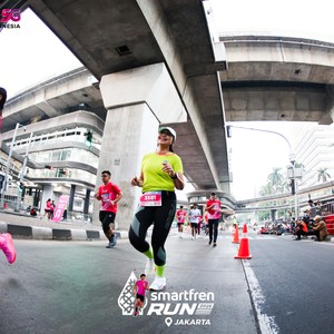 Race photo from SMARTFREN RUN 2026