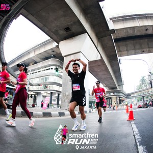 Race photo from SMARTFREN RUN 2026