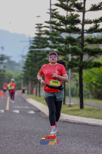 Race photo from CISANGKAN KBP CITY RUN 2025
