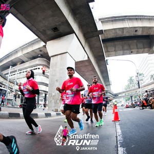 Race photo from SMARTFREN RUN 2026