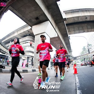 Race photo from SMARTFREN RUN 2026