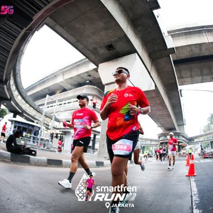 Race photo from SMARTFREN RUN 2026