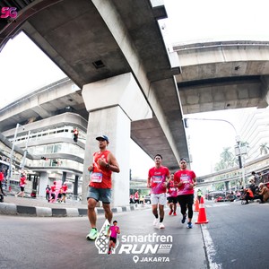 Race photo from SMARTFREN RUN 2026