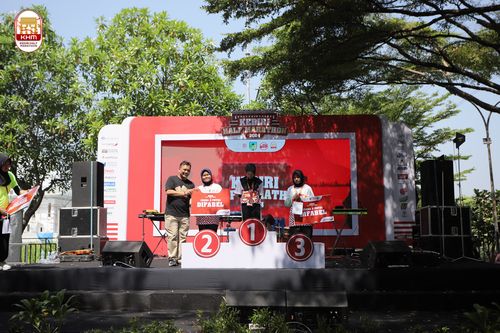 Race photo from Kediri Half Marathon 2024