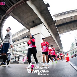 Race photo from SMARTFREN RUN 2026