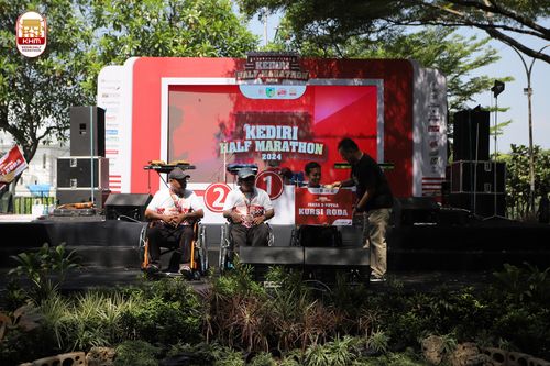 Race photo from Kediri Half Marathon 2024