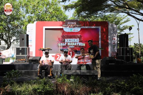 Race photo from Kediri Half Marathon 2024