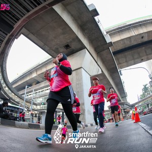 Race photo from SMARTFREN RUN 2026
