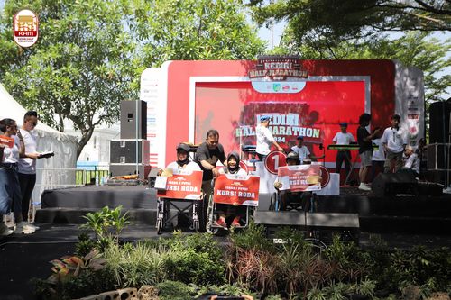 Race photo from Kediri Half Marathon 2024