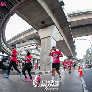 Race photo from SMARTFREN RUN 2026