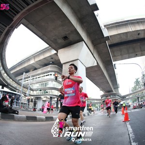 Race photo from SMARTFREN RUN 2026