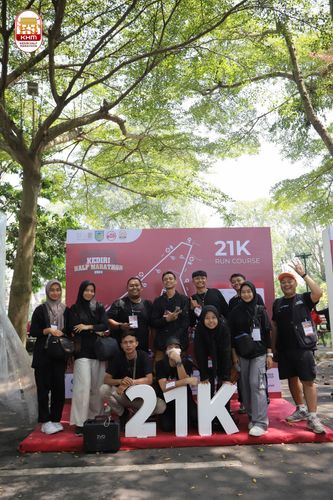 Race photo from Kediri Half Marathon 2024