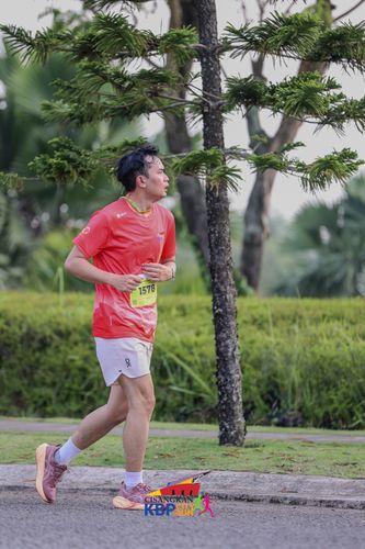 Race photo from CISANGKAN KBP CITY RUN 2025