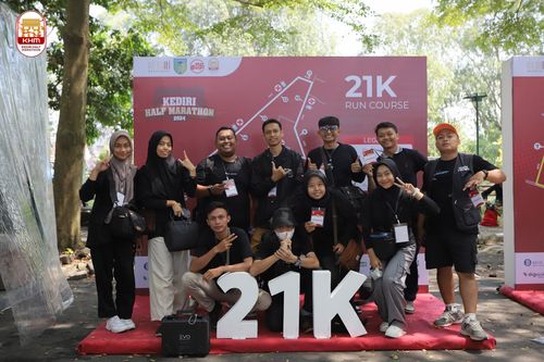 Race photo from Kediri Half Marathon 2024