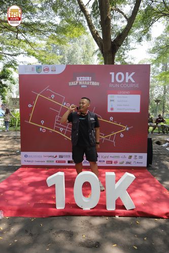 Race photo from Kediri Half Marathon 2024