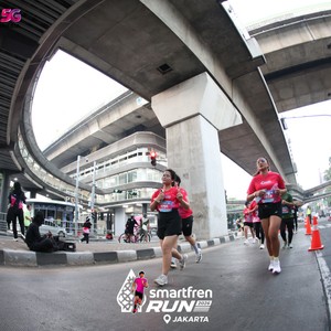 Race photo from SMARTFREN RUN 2026