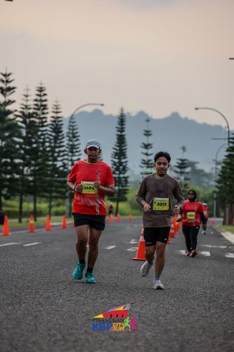 Race photo from CISANGKAN KBP CITY RUN 2025
