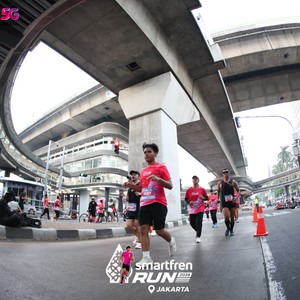 Race photo from SMARTFREN RUN 2026