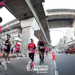 Race photo from SMARTFREN RUN 2026