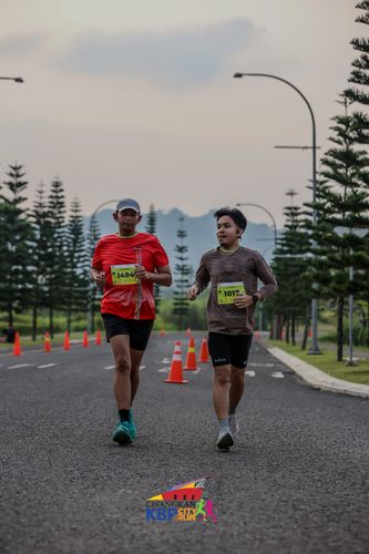 Race photo from CISANGKAN KBP CITY RUN 2025
