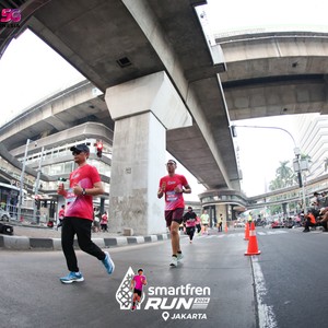 Race photo from SMARTFREN RUN 2026
