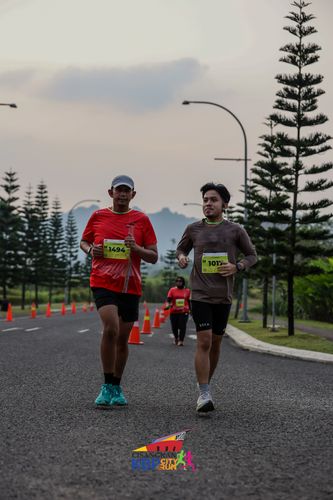 Race photo from CISANGKAN KBP CITY RUN 2025