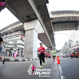 Race photo from SMARTFREN RUN 2026