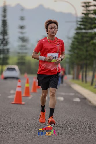 Race photo from CISANGKAN KBP CITY RUN 2025