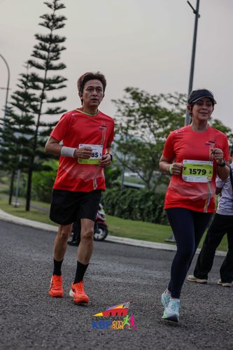 Race photo from CISANGKAN KBP CITY RUN 2025