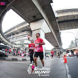 Race photo from SMARTFREN RUN 2026
