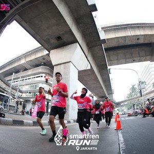 Race photo from SMARTFREN RUN 2026