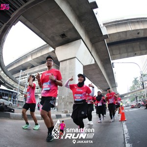 Race photo from SMARTFREN RUN 2026