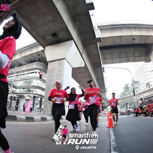 Race photo from SMARTFREN RUN 2026