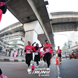 Race photo from SMARTFREN RUN 2026