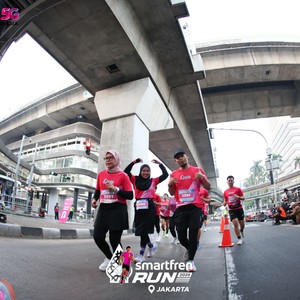 Race photo from SMARTFREN RUN 2026