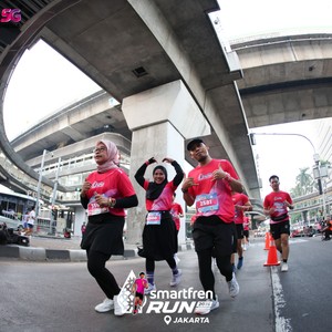 Race photo from SMARTFREN RUN 2026